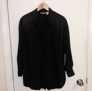 Black button up